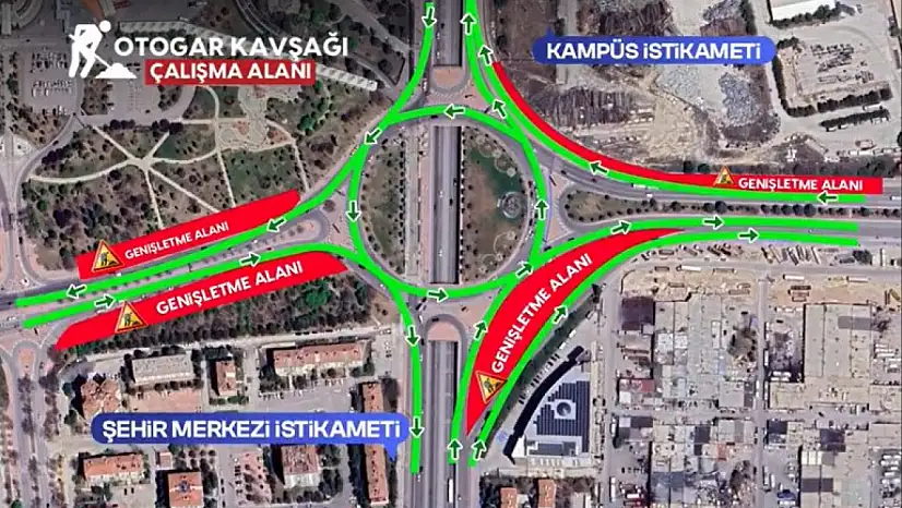 Konya'nın en işlek kavşağında çalışma başlıyor! Sürücüler o tarihe dikkat!