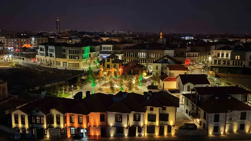 Konya'nın tarihi merkezindeki oteline yoğun ilgi