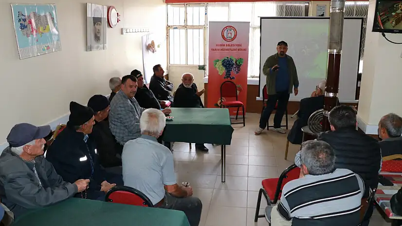 Konya üreticisine meyveciliğin altın kuralları anlatıldı
