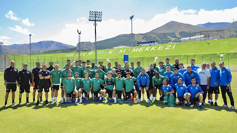 Konyaspor, Erzurum'da yeni sezon hazırlıklarına start verdi!