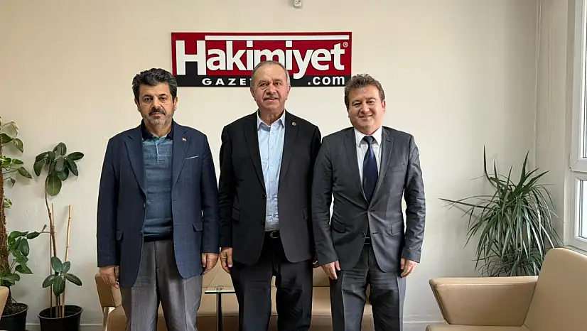 Mehmet Günbaş'tan Hâkimiyet Gazetesi'ne nezaket ziyareti