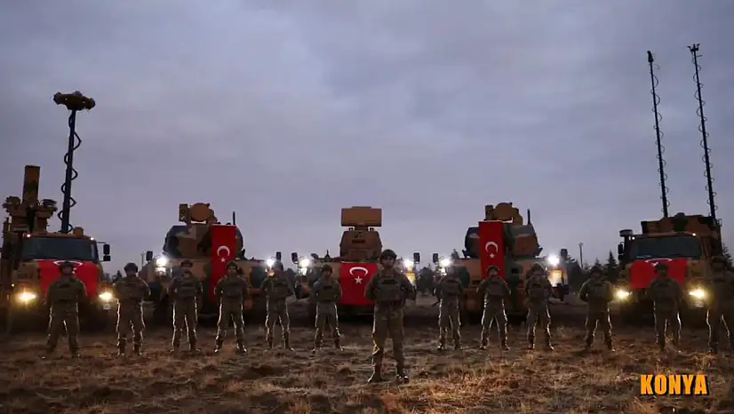 Mehmetçikten 2026'ya selam: Konya'dan sınır ötesine tek yürek