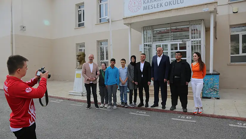 Özel eğitim öğrencilerine Başkan Erkoyuncu'dan ziyaret