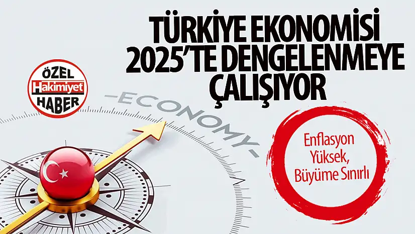 Türkiye Ekonomisi 2025'te Dengelenmeye Çalışıyor: Enflasyon Yüksek, Büyüme Sınırlı