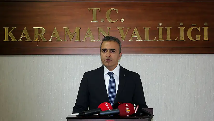Vali Hayrettin Çiçek Karaman'daki görevine başladı