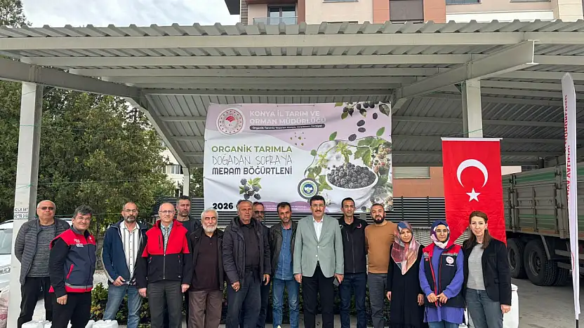 Konya'da 3 bin 300 fidan dağıtıldı! Hedef büyüyor