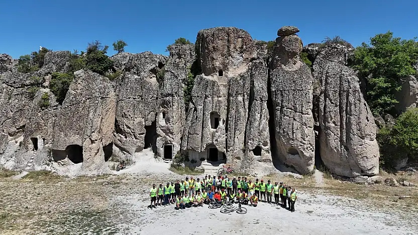 Konya'da bisikletle tarihe ve doğaya yolculuk