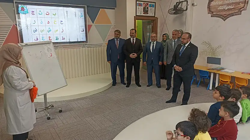 Konya İl Müftüsü 4-6 yaş grubu öğrencilerle buluştu