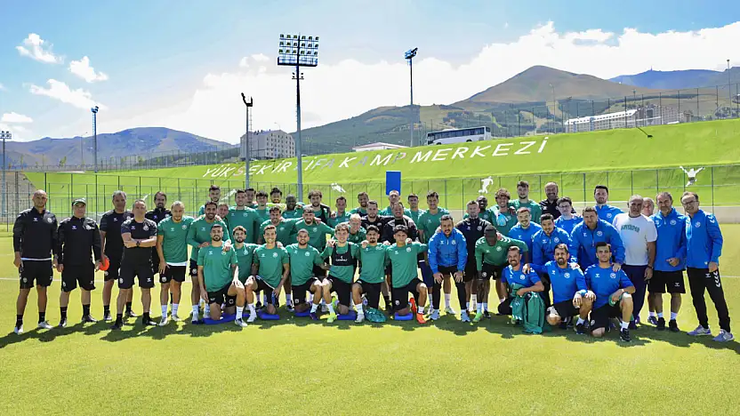 Konyaspor, Erzurum'da yeni sezon hazırlıklarına start verdi!