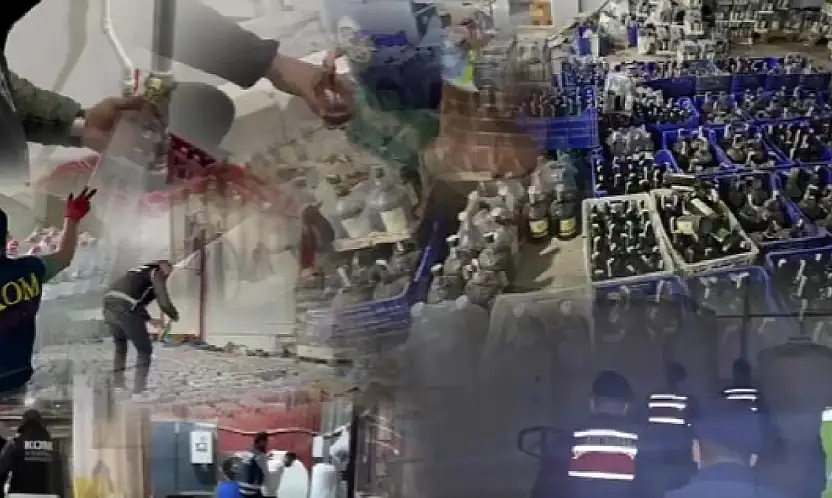 81 ilde sahte ve kaçak içki operasyonları: 171 gözaltı!