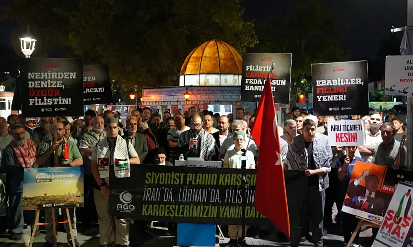 AGD Konya'dan Filistin çağrısı: 'Mazlumların acısı seyredilecek bir haber değil'