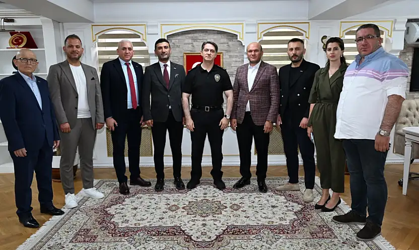 ASRİAD Konya Şubesi'nden Emniyet Müdürü Necmettin Koç'a ziyaret