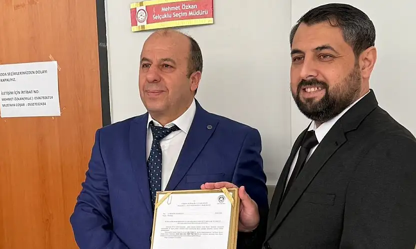 Başkan Çiftçi, mazbatasını aldı