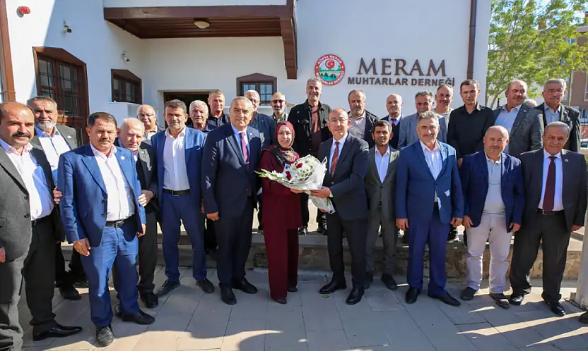 Başkan Kavuş'tan Meram muhtarlarına anlamlı ziyaret
