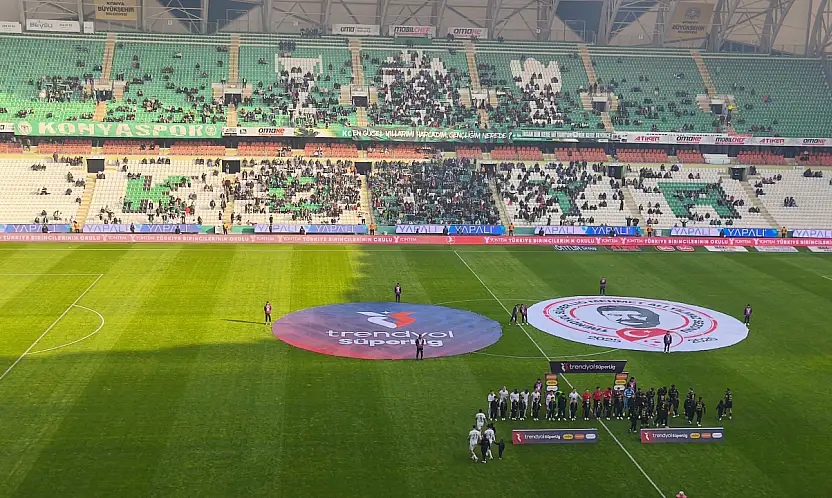 Bu kez ev sahibi gibi onlar oynadı! Konyaspor iç sahada yine deplasman yaşadı...