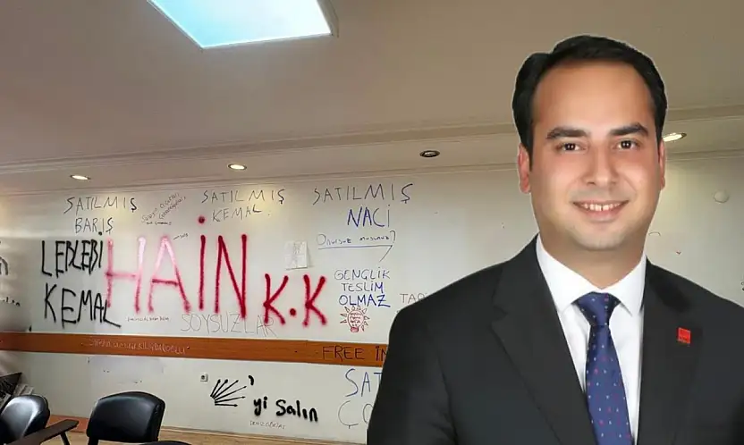 CHP Konya İl Başkanlığı karıştı: Duvar yazıları dikkat çekti!