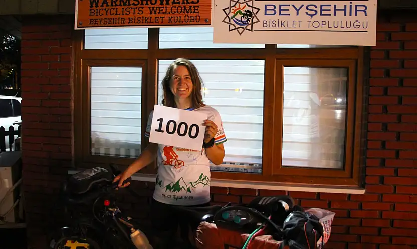 Dünyan pedallarını Konya'ya çevirdi! 8 yılda 1000 gezgin uğradı