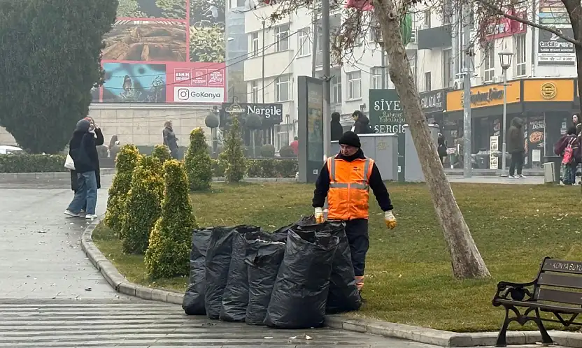 Fenerler söndü Konya'nın gizli kahramanları sahaya indi