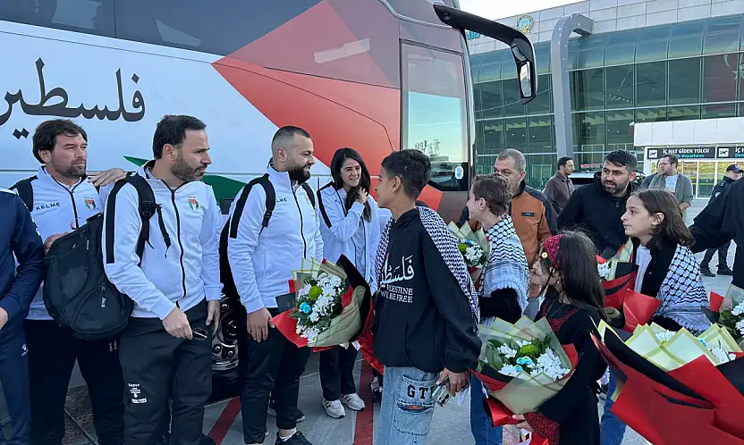 Filistin Milli Takımı Konya'ya geldi