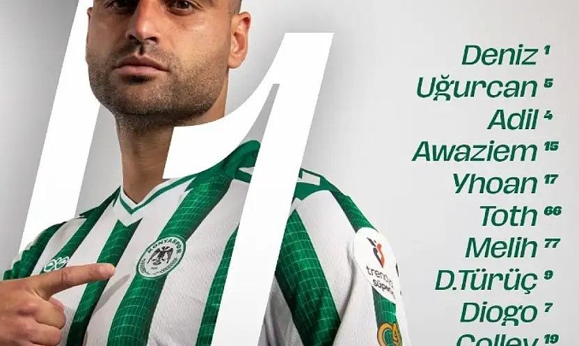 Kadıköy de on birler belli oldu: Konyaspor'da Toth da kadroda.