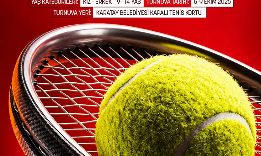 Karatay'da Cumhuriyet Bayramı coşkusu kortlara taşınacak