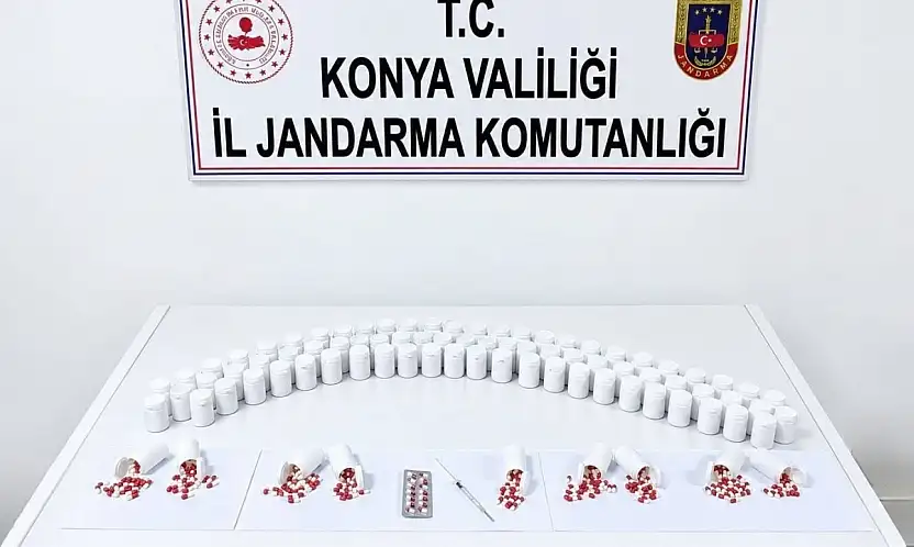 Konya'da 15 günde 26 operasyon! Binlerce hap ele geçirildi