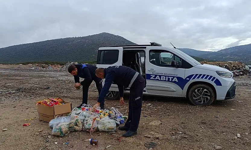 Konya'da 2 işletmeye yasal işlem! Tarihi geçmiş çok sayıda ürün imha edildi