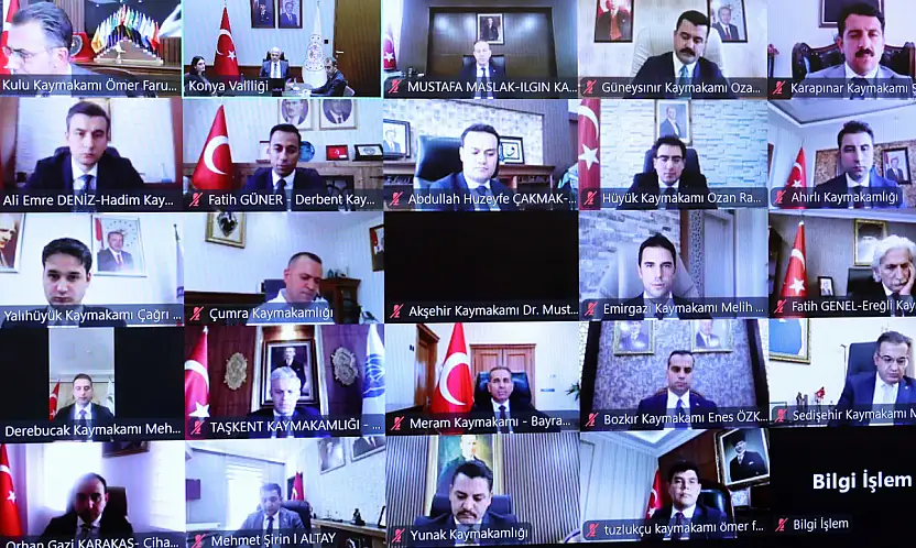 Konya'da 31 ilçeyi ilgilendiren toplantı