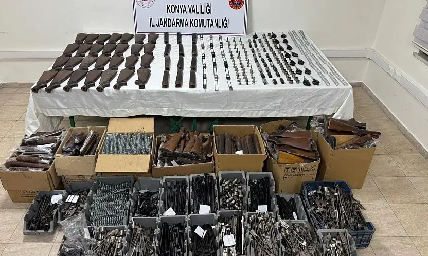 Konya'da adresler tek tek basıldı! Ele geçirilenler şaşkına çevirdi