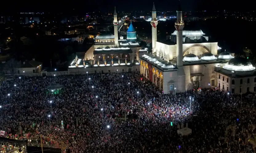 Konya'da anlamlı buluşma: Müdür Yavuz ve sanatçı Yıldızdoğan'dan ortak mesaj