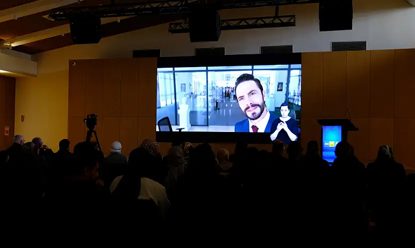 Konya'da Beyaz Baston Haftası'na özel betimlemeli film gösterimi düzenlendi