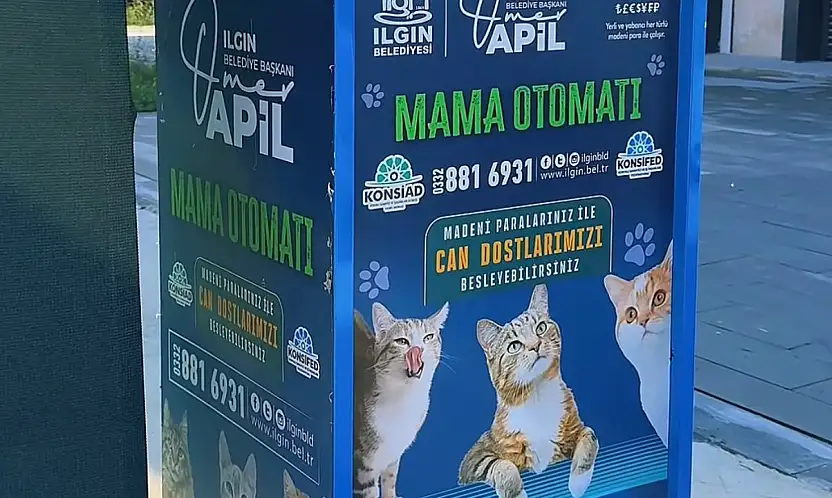 Konya'da bir ilk: Güneş enerjisiyle beslenen mamamatik devreye girdi