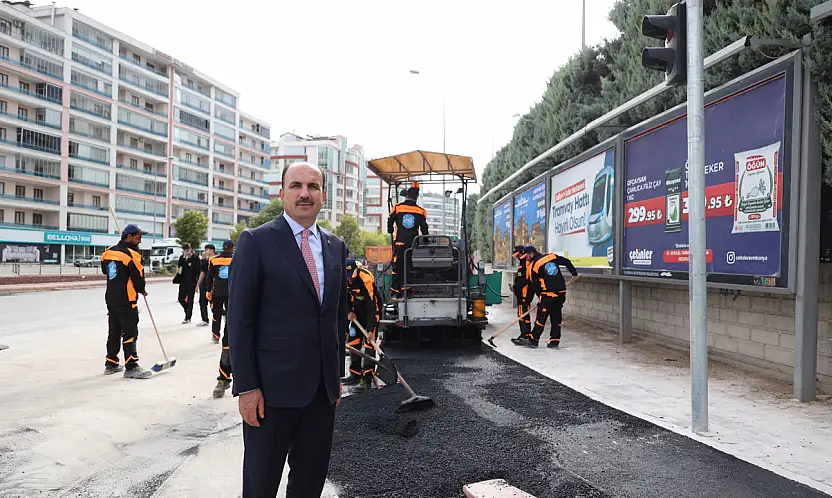 Konya'da bisiklet yolları yenileniyor