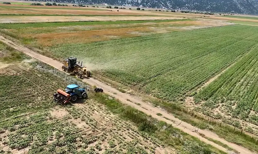 Konya'da çiftçileri sevindiren çalışma: Artık daha güvenli