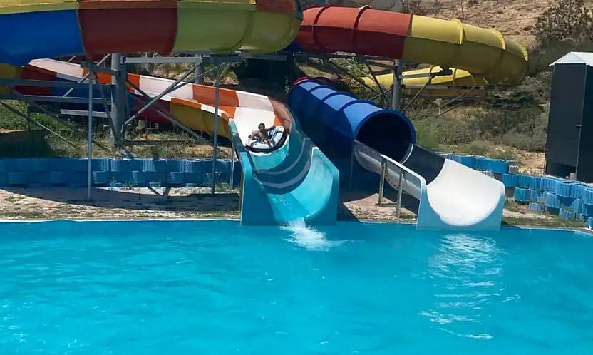Konya'da çocuklar Aqua Park'ta doyasıya eğlendi