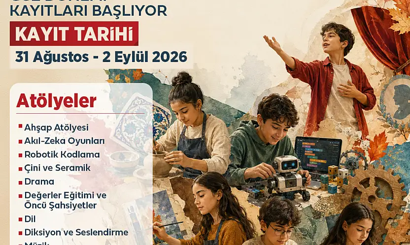 Konya'da çocuklar için ücretsiz kurs fırsatı! Başvurular başladı
