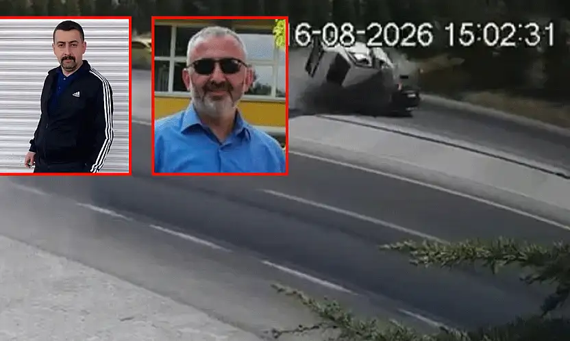 Konya'da dehşet anı kamerada! 2 ölü