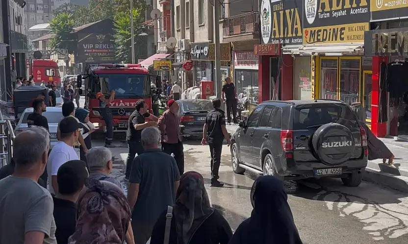 Konya'da dehşet anları: Patlamayla birlikte herkes sağa sola kaçıştı