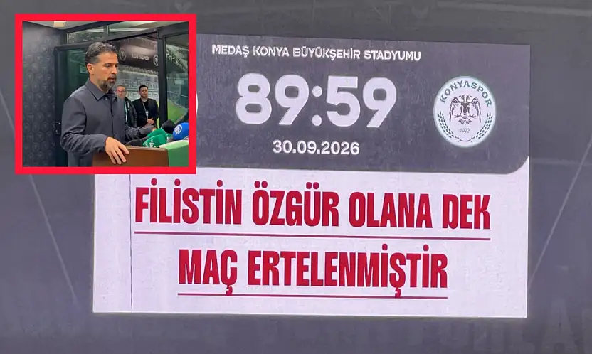 Konya'da dünyaya mesaj veren maç sonrası İlhan Palut'tan açıklama