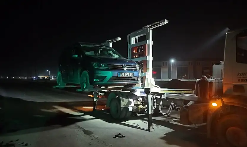 Konya'da 'Dur' ihtarına uymayan sürücünün kaçışı pahalıya patladı!