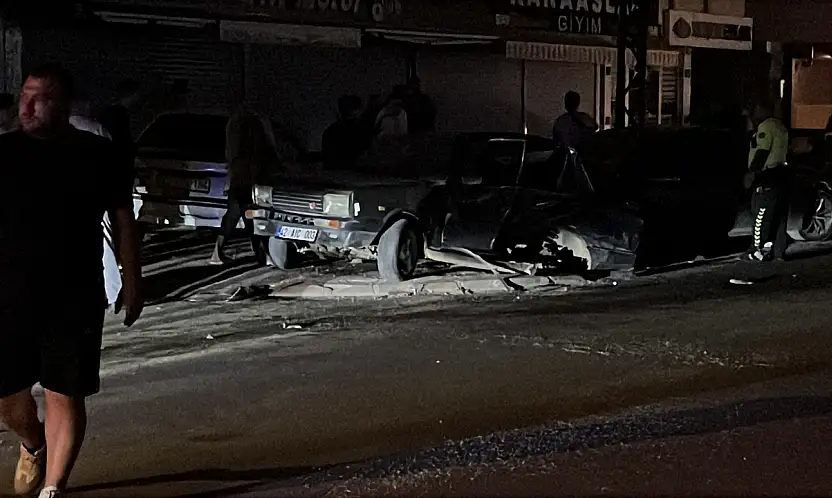Konya'da feci kaza kamerada: 6 kişi hastaneye kaldırıldı