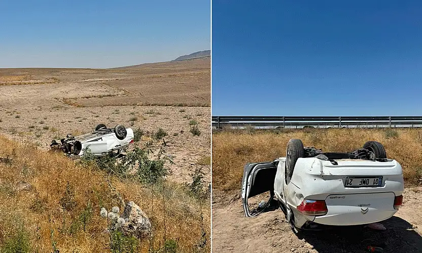 Konya'da feci kaza :Aynı aileden 5 kişi yaralandı