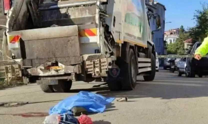 Konya'da feci kaza! Çöp kamyonunun çarptığı Peyman Çetinkaya hayatını kaybetti