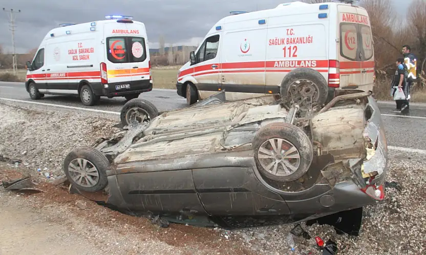 Konya'da feci trafik kazası: Aynı aileden 6 yaralı!