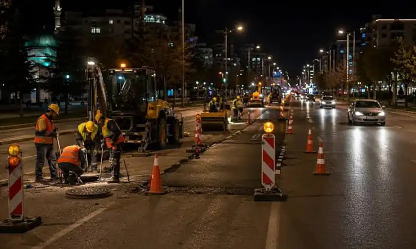 Konya'da gece yola çıkacaklar dikkat! İki noktada trafik daraltılacak