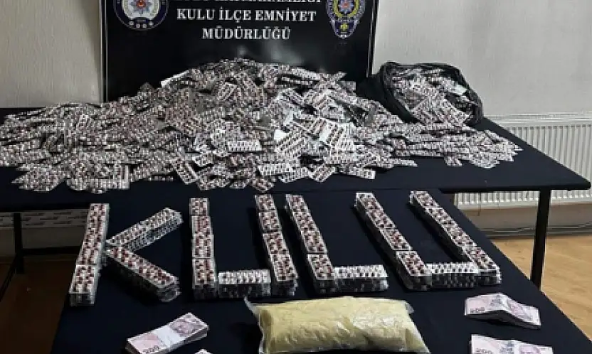 Konya'da gençleri zehirleyen 74 kişiye emniyet darbesi!