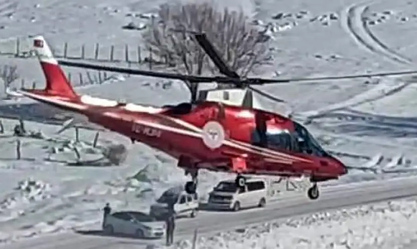 Konya'da Gökbey zamanla yarıştı: Kalp krizine havadan müdahale