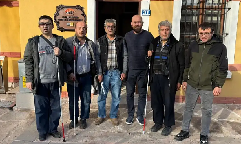 Konya'da görme engellilerin kent içi ulaşımı için yapıcı görüşme