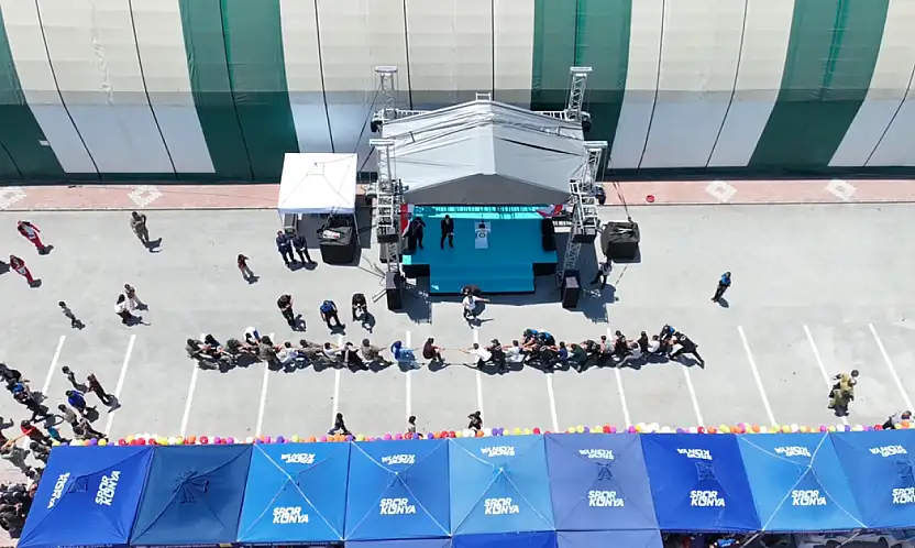 Konya'da güvenli yarınlar için düğmeye basıldı