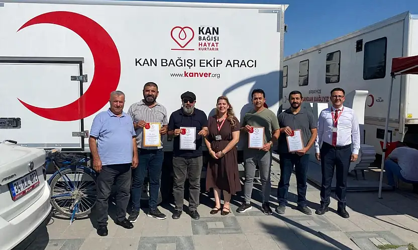 Konya'da hayat kurtaran bağışçılara madalya